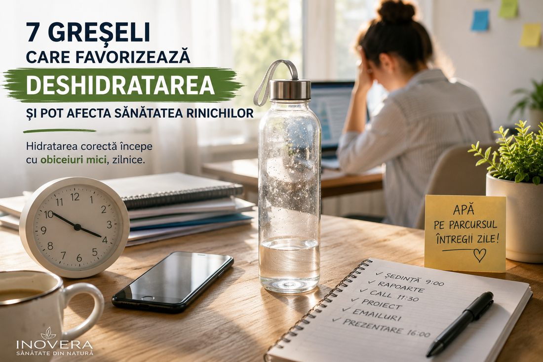 Cele mai frecvente greșeli care favorizează deshidratarea