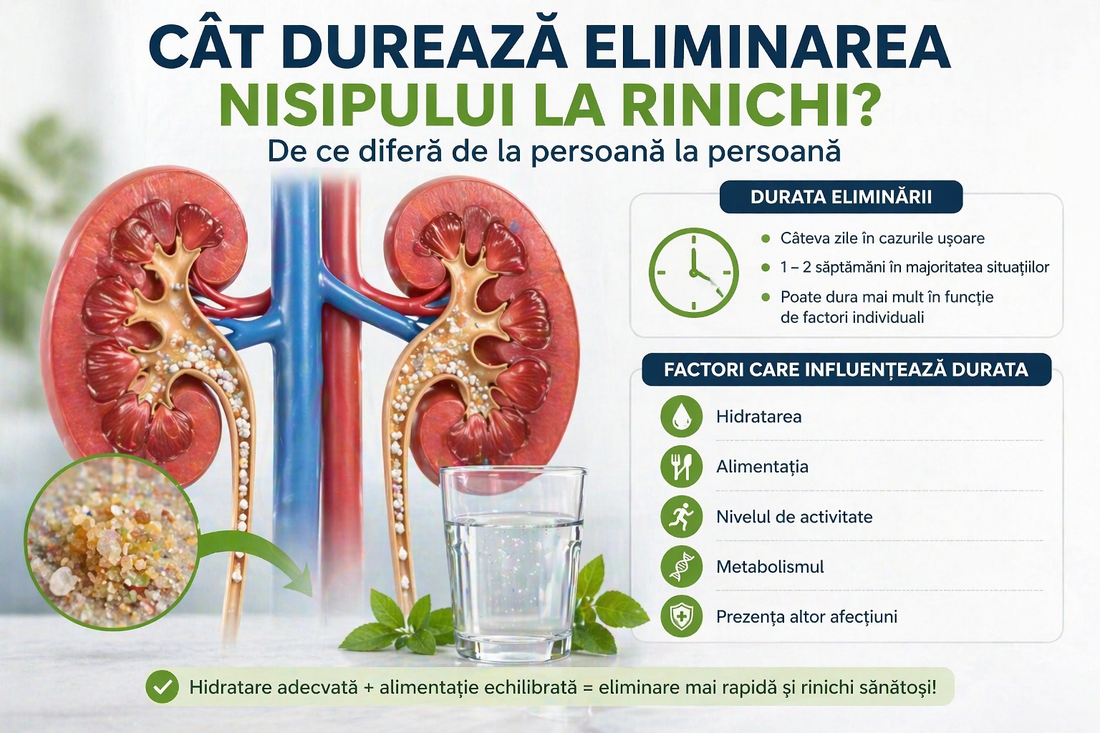 Eliminarea nisipului la rinichi si durata procesului -ilustratie cristale renale